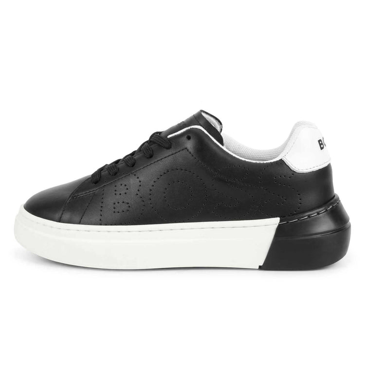 Hugo Boss Black Embossed Lace Sneaker J29357