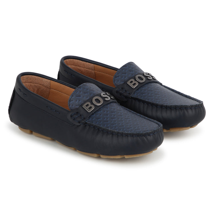 Hugo Boss Navy Logo Loafer J50852