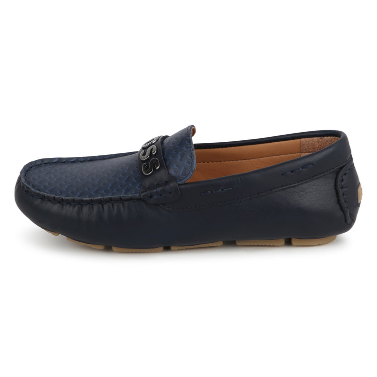 Hugo Boss Navy Logo Loafer J50852