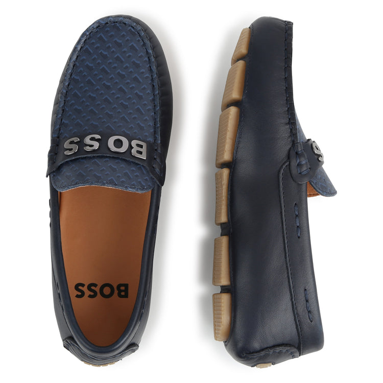 Hugo Boss Navy Logo Loafer J50852