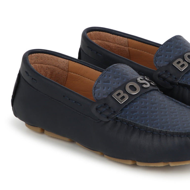 Hugo Boss Navy Logo Loafer J50852