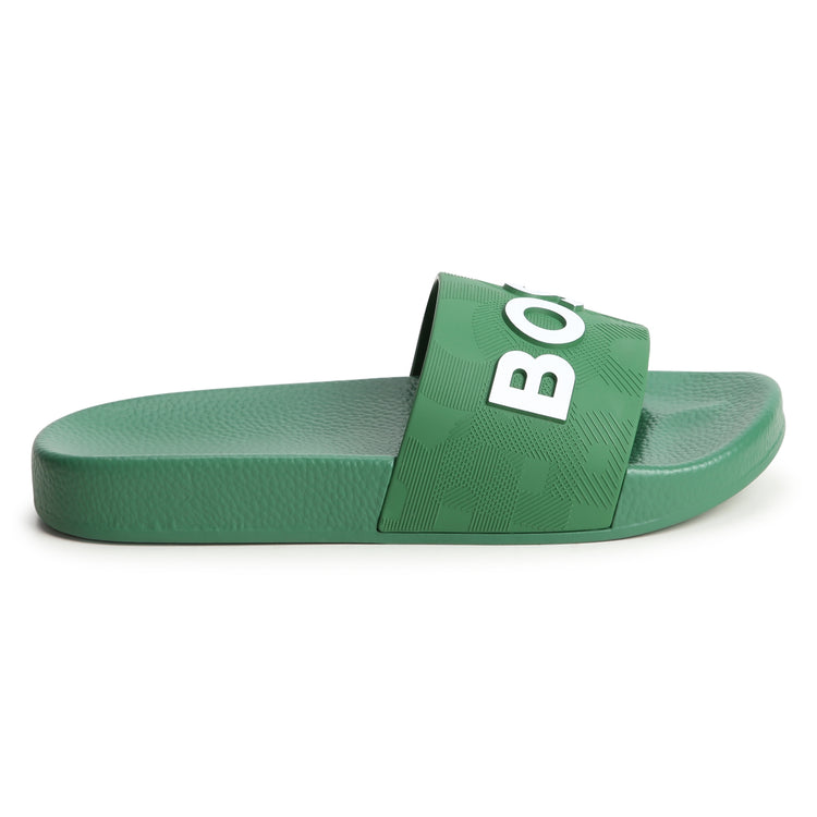 Hugo Boss Khaki Green Slides J50879