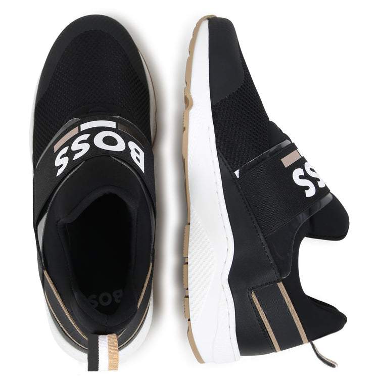 Hugo Boss Black Caramel Mesh Slip on Sneaker J51308