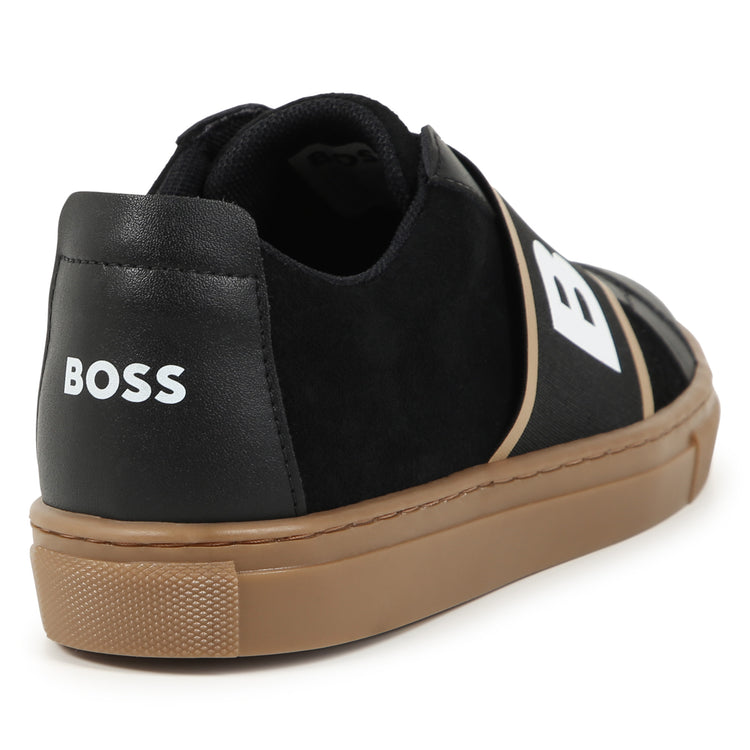 Hugo Boss Black Tan Slip on Sneaker J51312