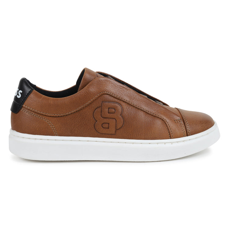 Hugo Boss Russet Brown Slip on Sneaker J51316