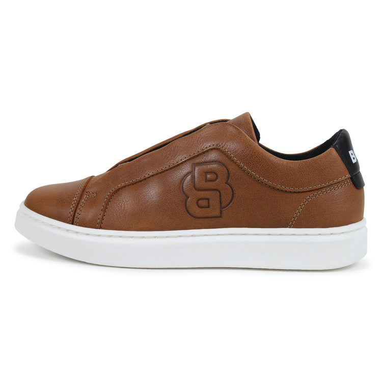 Hugo Boss Russet Brown Slip on Sneaker J51316