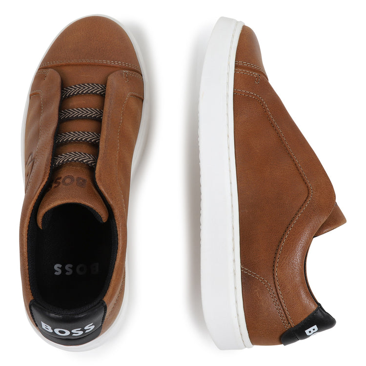 Hugo Boss Russet Brown Slip on Sneaker J51316