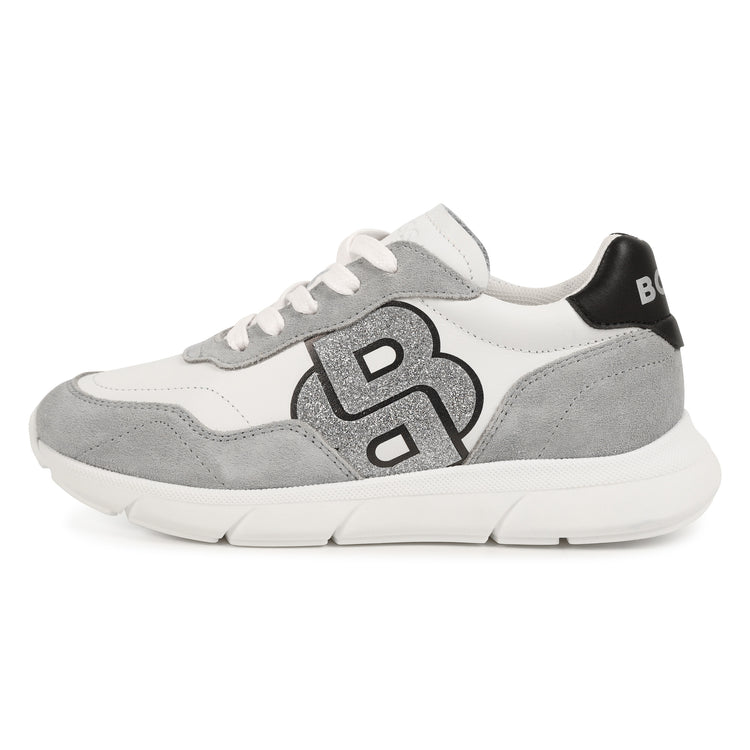 Hugo Boss White Silver Lace Sneaker J51329