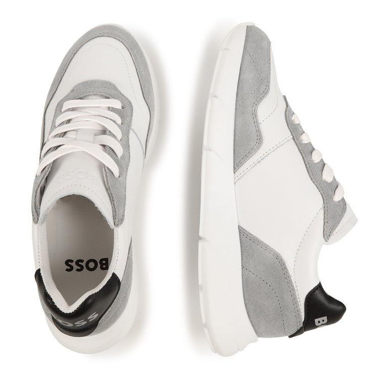 Hugo Boss White Silver Lace Sneaker J51329