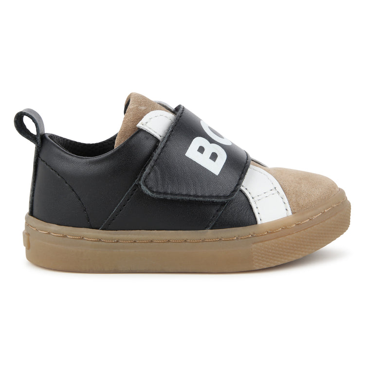 Hugo Boss Black Camel Velcro Sneaker J51342