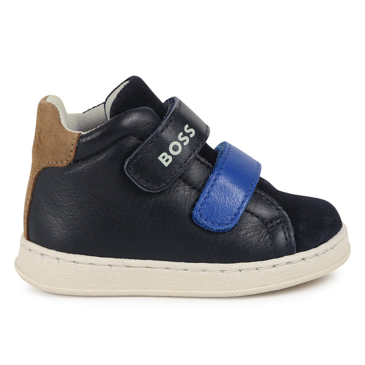 Hugo Boss Navy Blue Velcro Sneaker J51347