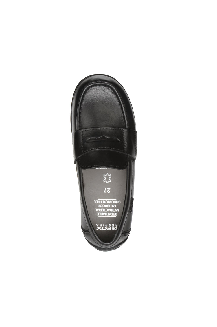 Geox Black Penny Slip On Loafer J746CA-21