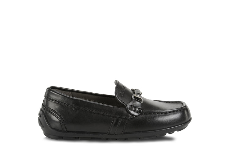 GEOX Black Chain Loafer J746CC