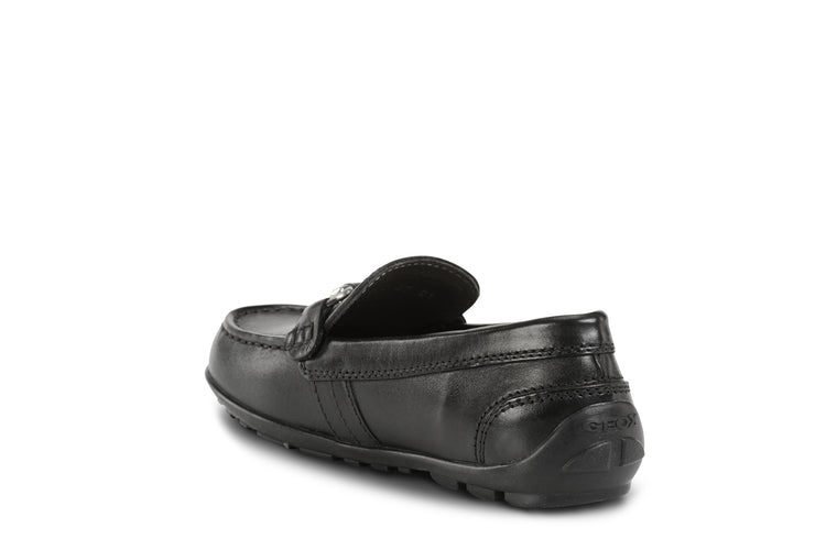 GEOX Black Chain Loafer J746CC