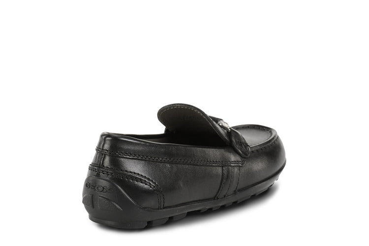 GEOX Black Chain Loafer J746CC