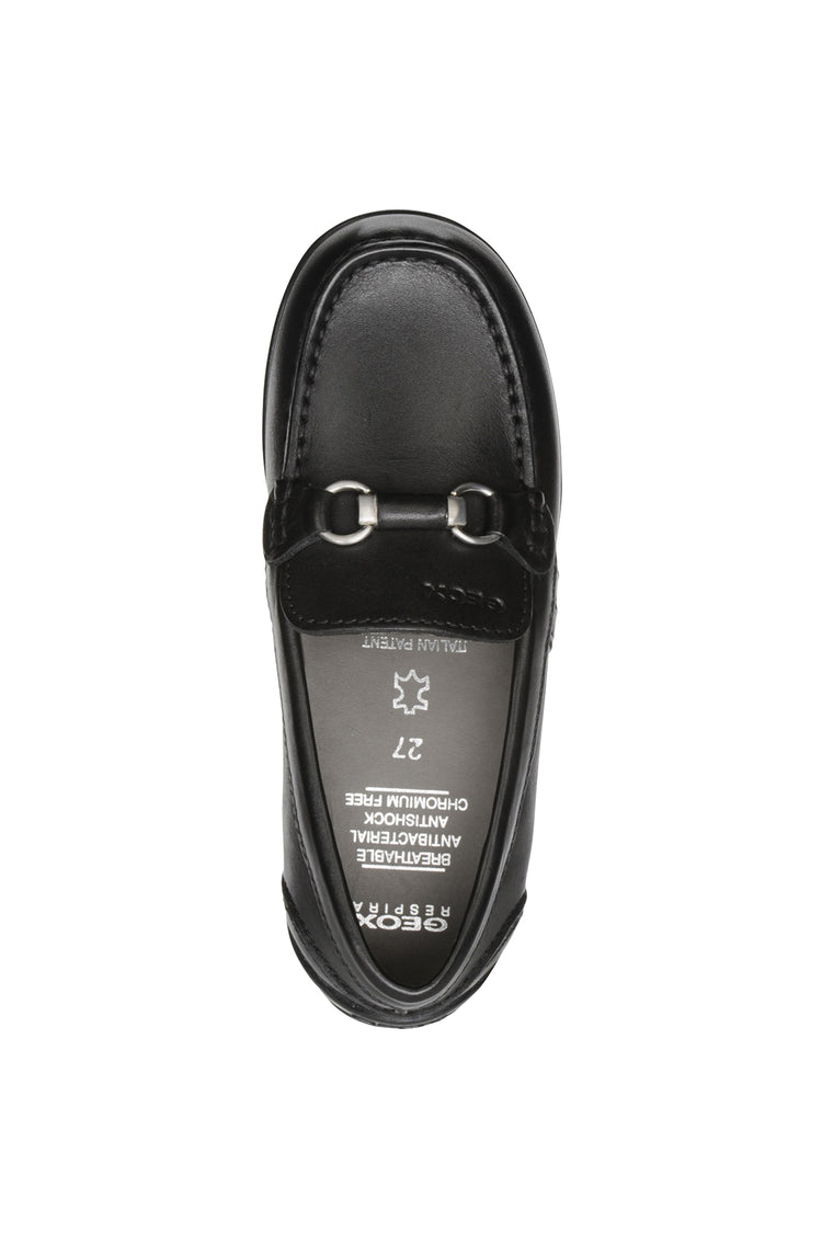 GEOX Black Chain Loafer J746CC