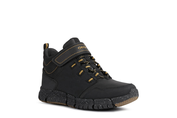 GEOX Black & Yellow Waterproof Boot J949