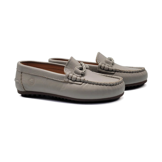 light grey loafer