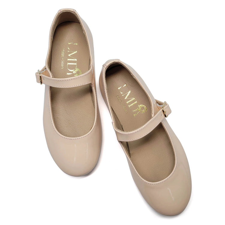 buckle wide mary jane church wedding shoes