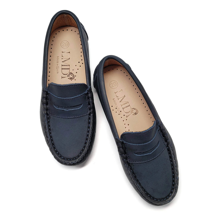 navy blue loafer dress