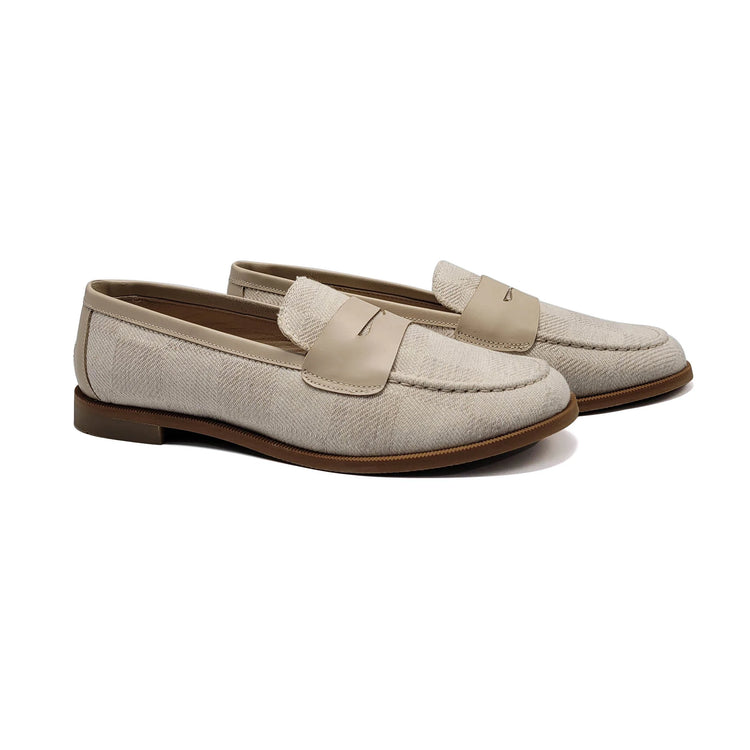 dressy linen penny loafer women teens