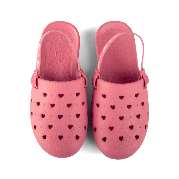 Slingers Sweetkids Mauve Hearts Water Shoe