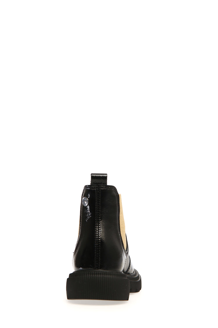 Naturino Bretty Black Gold Chunky Bootie