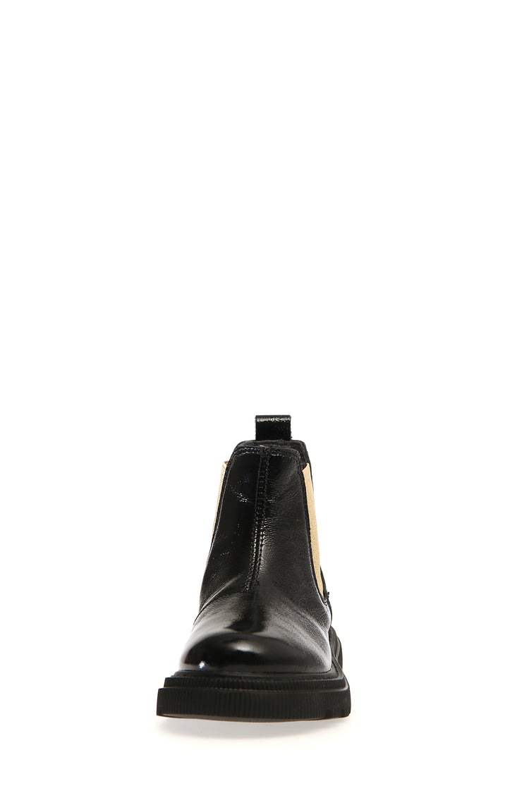 Naturino Bretty Black Gold Chunky Bootie