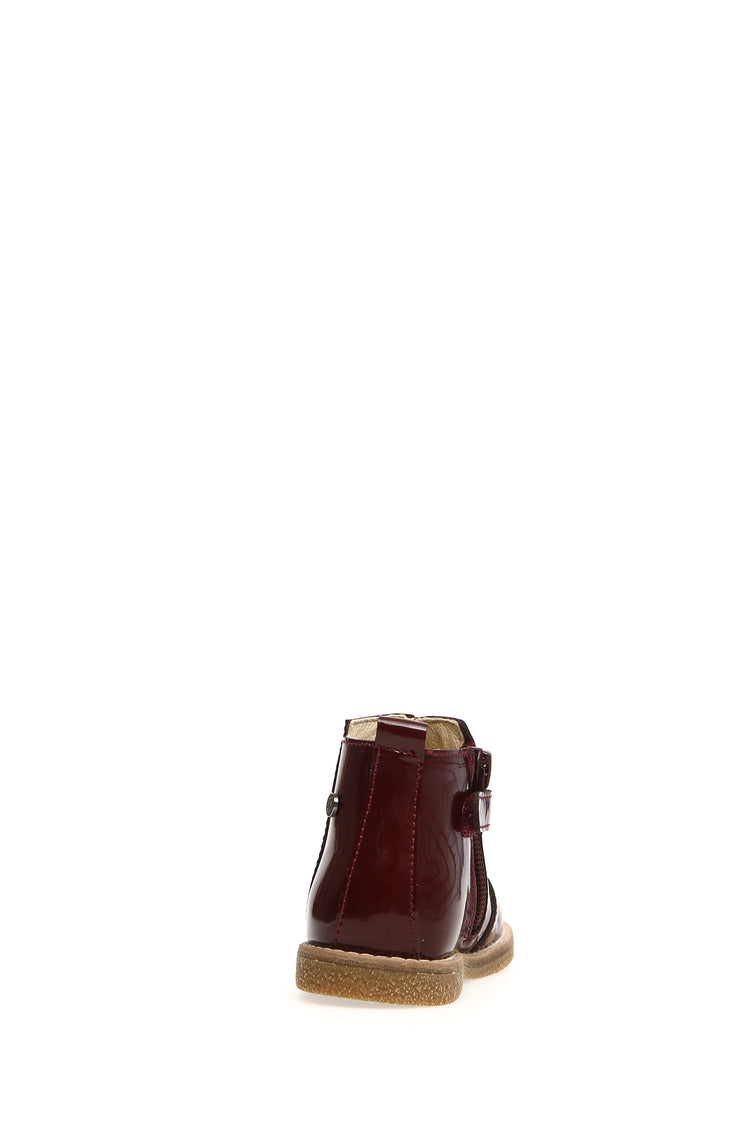 Naturino Dasie Patent Bordeaux Ankle Bootie