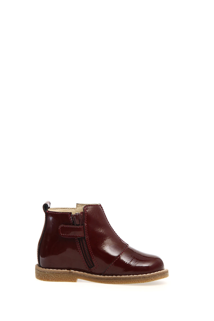 Naturino Dasie Patent Bordeaux Ankle Bootie