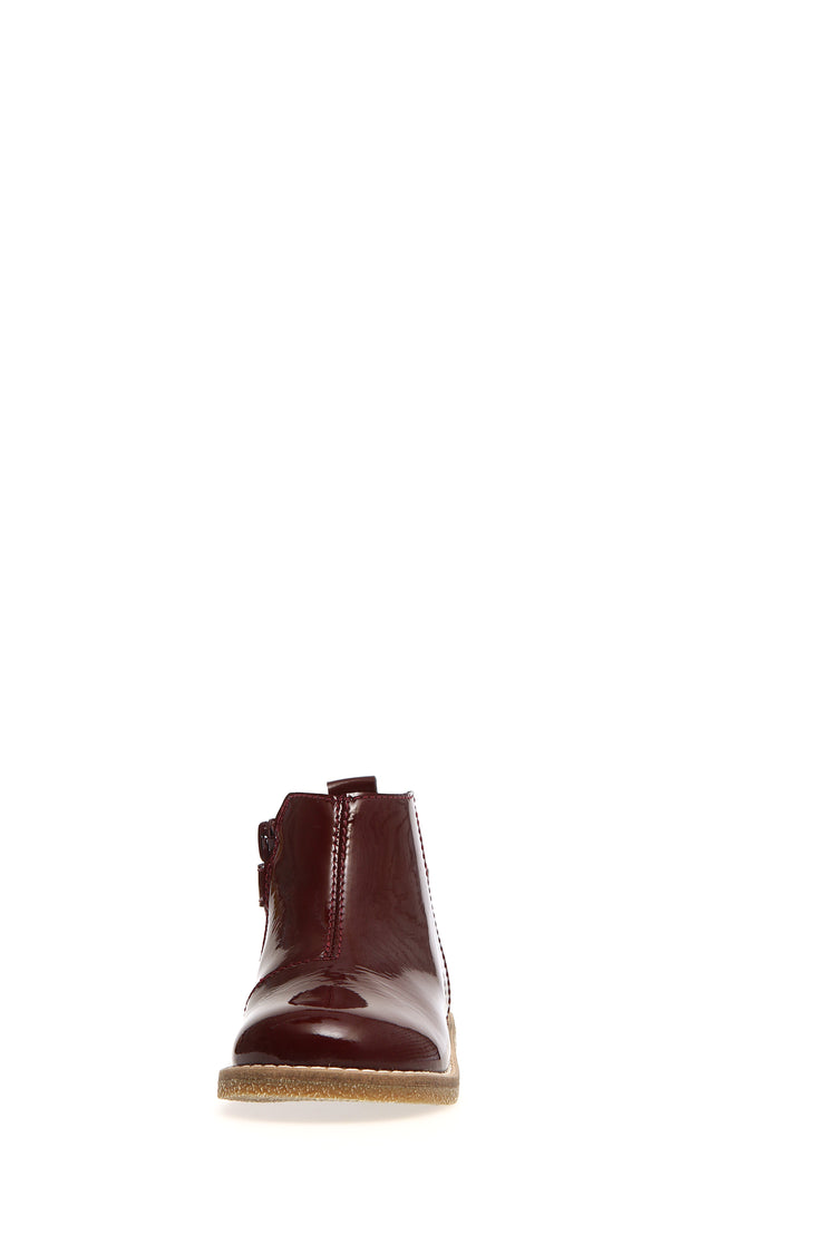 Naturino Dasie Patent Bordeaux Ankle Bootie