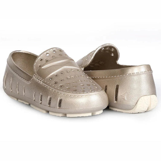 Floafers Prodigy Champagne Metallic Slip on Water Shoe