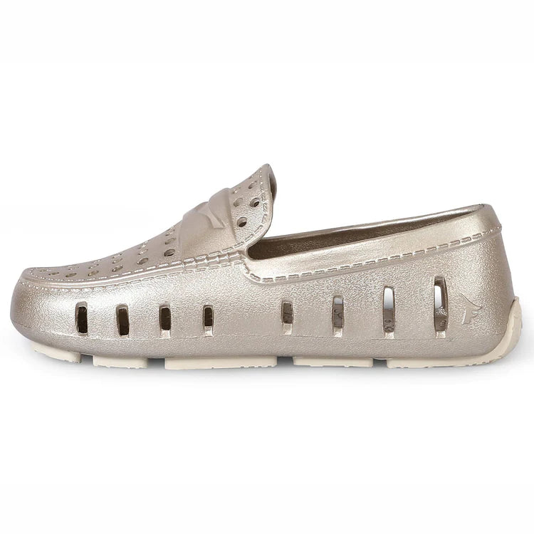 Floafers Prodigy Champagne Metallic Slip on Water Shoe