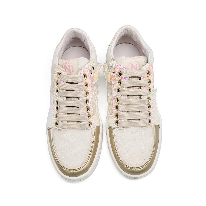 Naturino-Sires-So-Sassy-Pink-&-Gold-Hi-Top-Sneaker-GIRLS