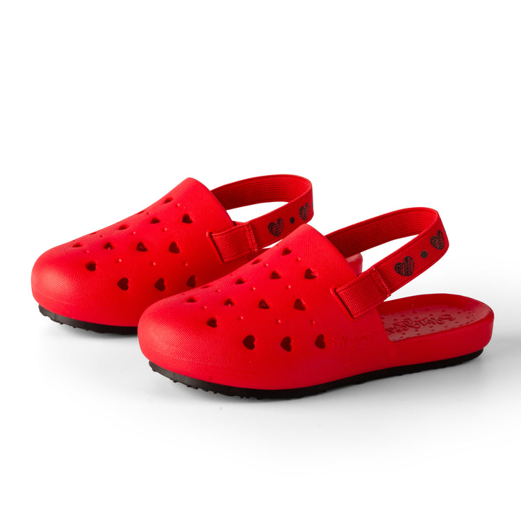 Slingers Sweetkids Red Hearts Water Shoe