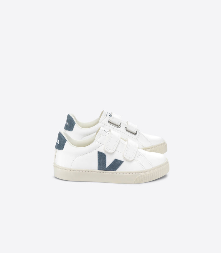 Veja White Blue Velcro Sneaker V102