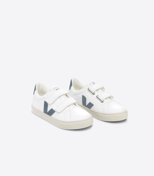 Veja White Blue Velcro Sneaker V102