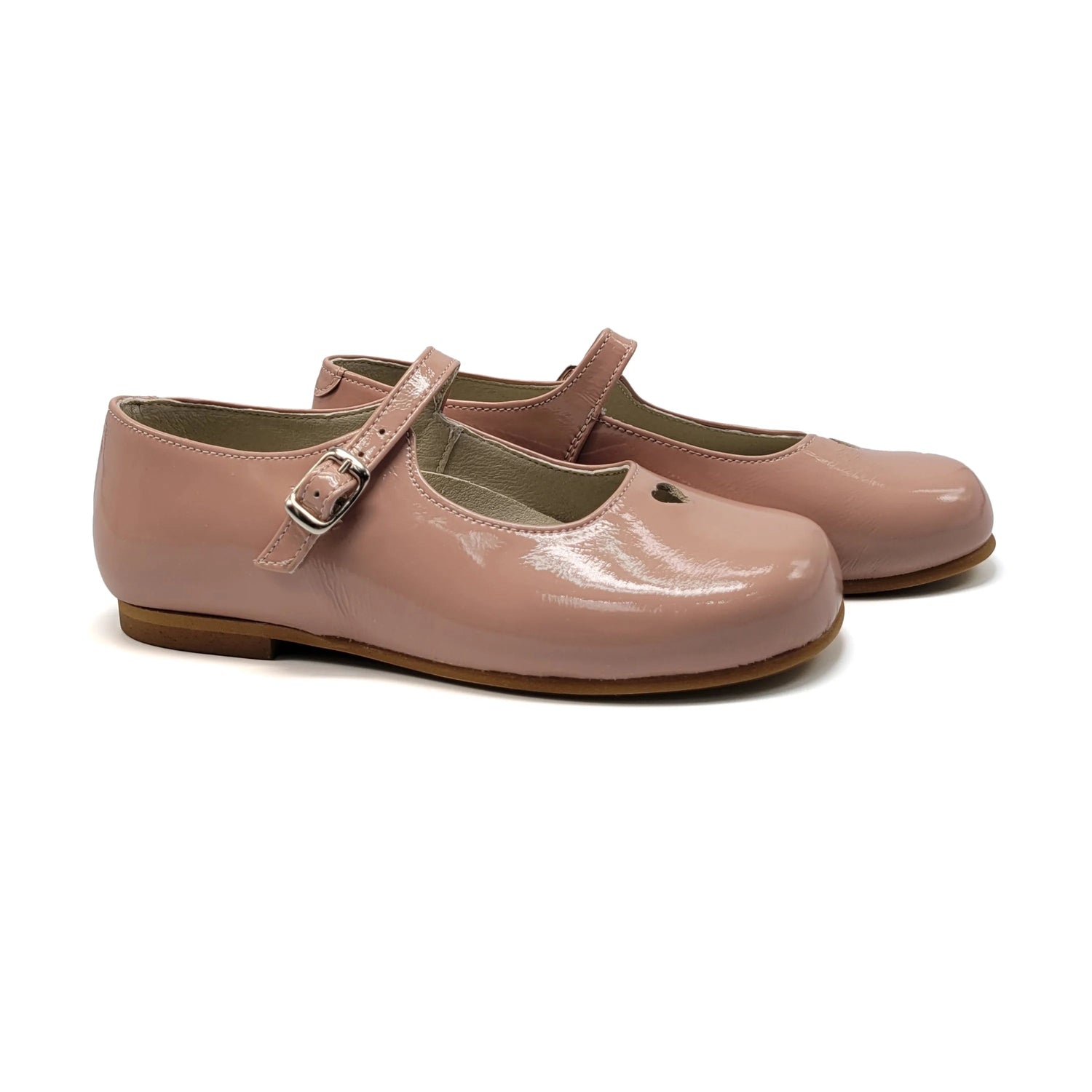 Sonatina Tracey Pink Patent Heart Cutout Mary Jane