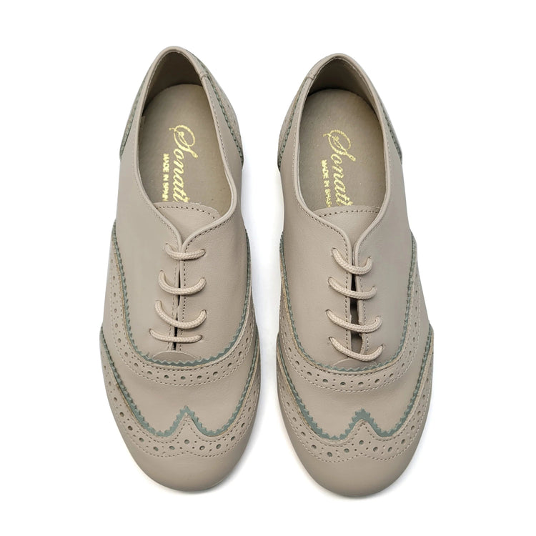 Sontatina Imperial Ivory Mint Wingtip Lace