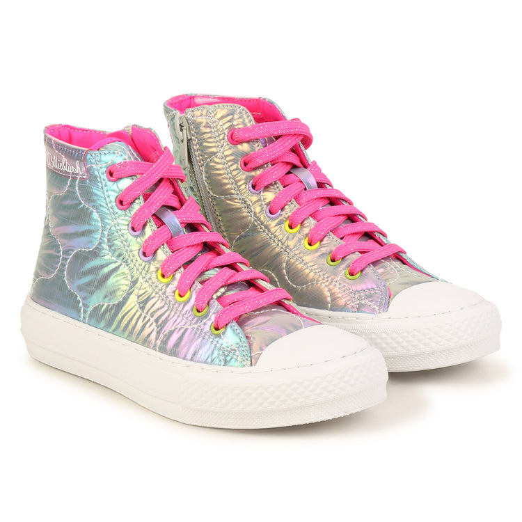 Billie Blush Mermaid Pink High Top Sneaker 19365