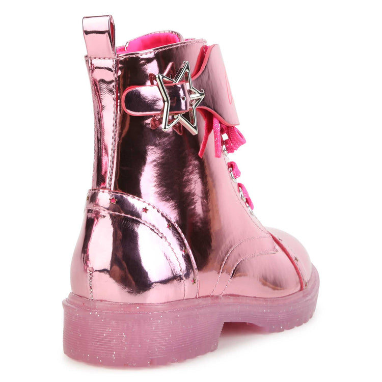 Billie Blush Barbie Pink Mirror Boot 9371