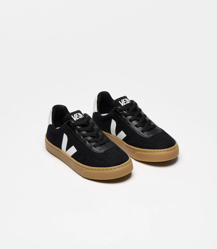 Veja Black's Canvas Laces Sneaker V10L