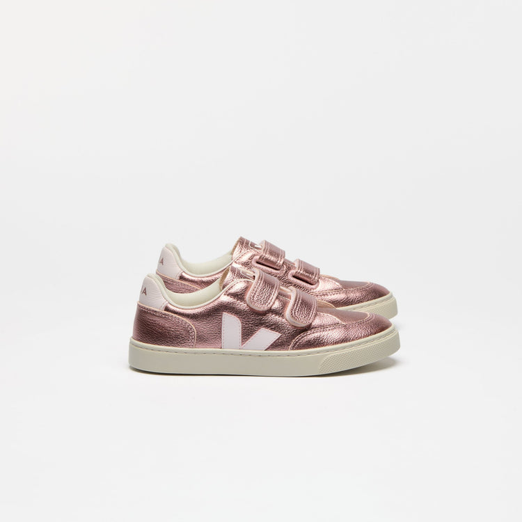 Veja Pink Metal Velcro Sneaker V102