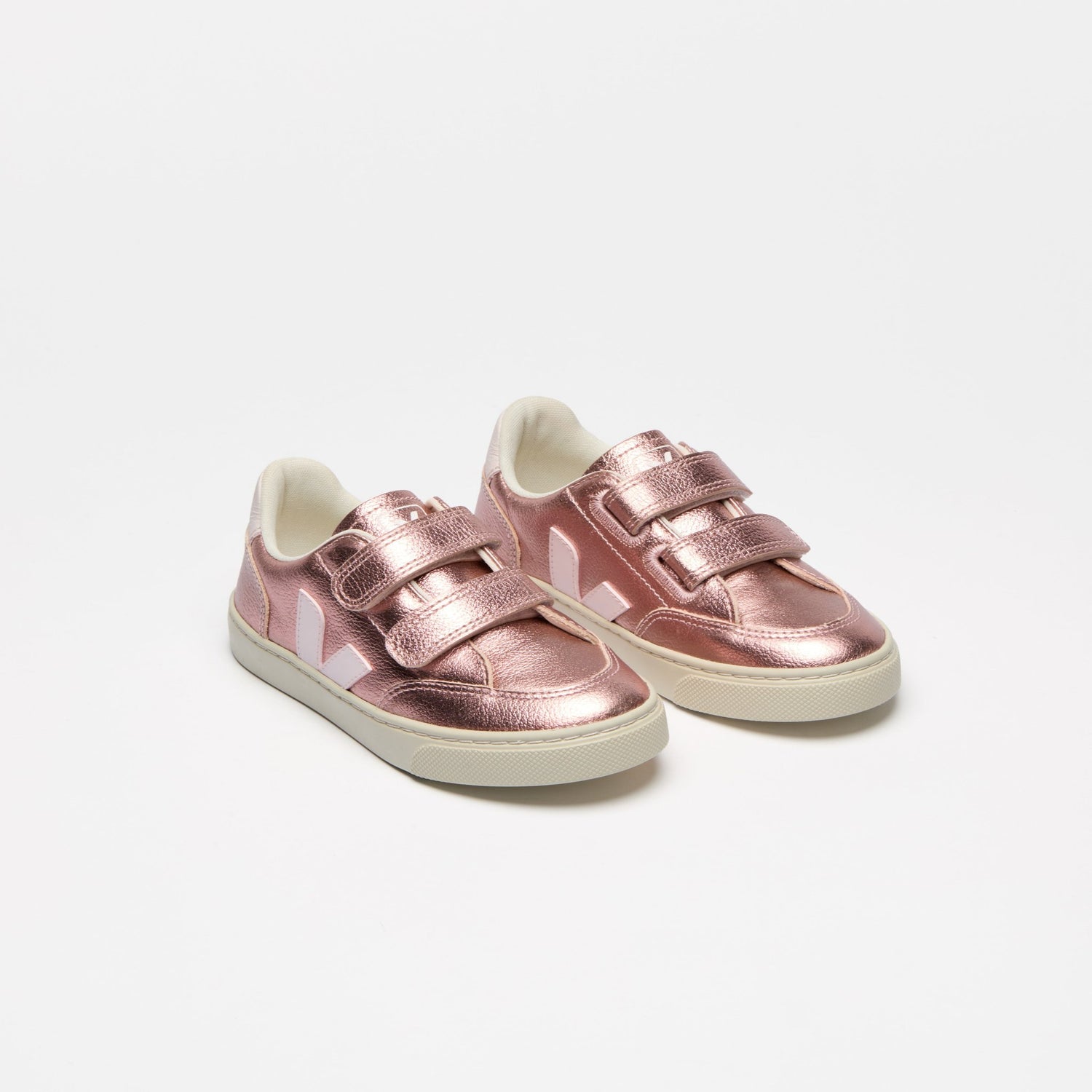 Veja Pink Metal Velcro Sneaker V102