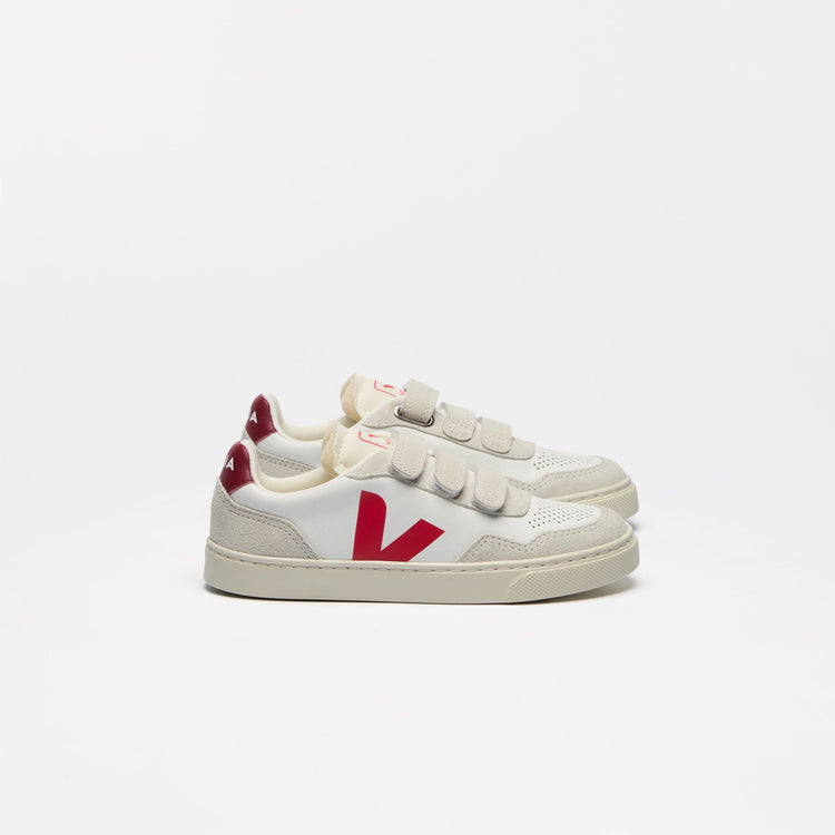 Veja White Red Triple Velcro Sneaker V103