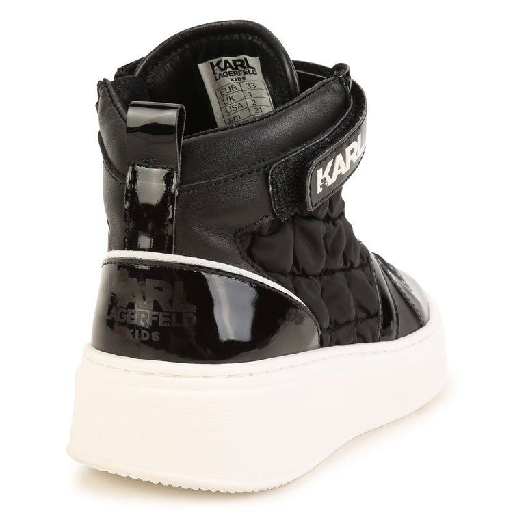 Karl Lagerfeld Black White Sneaker Z19116