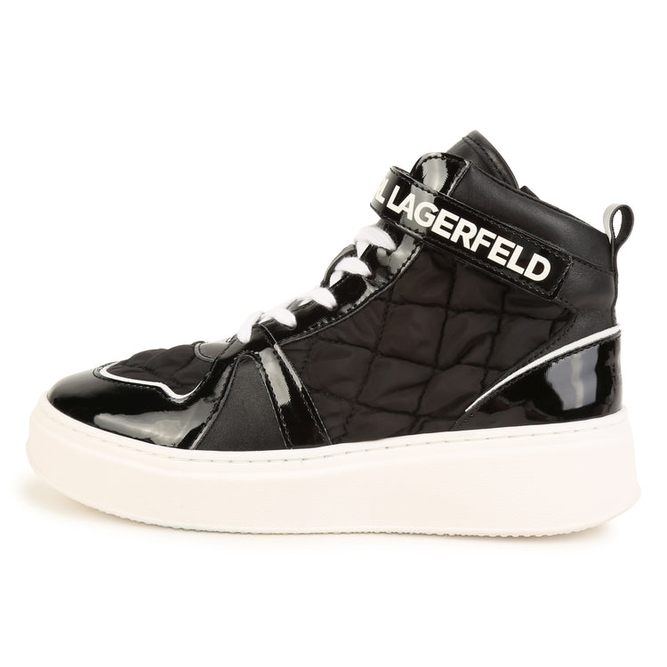 Karl Lagerfeld Black White Sneaker Z19116