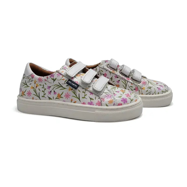 Atlanta Mocassin Flores Geres Velcro Sneaker 523 - GIRLS