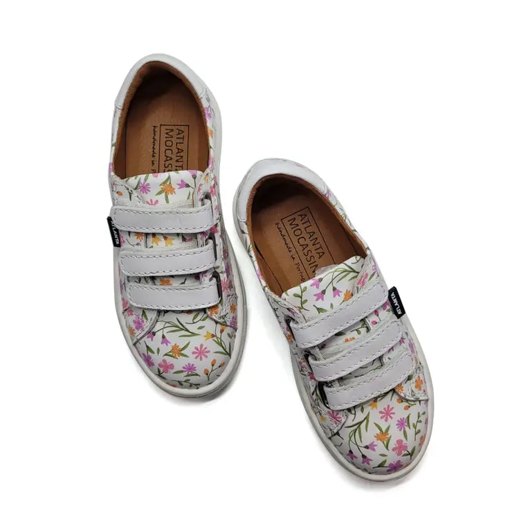 Atlanta Mocassin Flores Geres Velcro Sneaker 523 - GIRLS