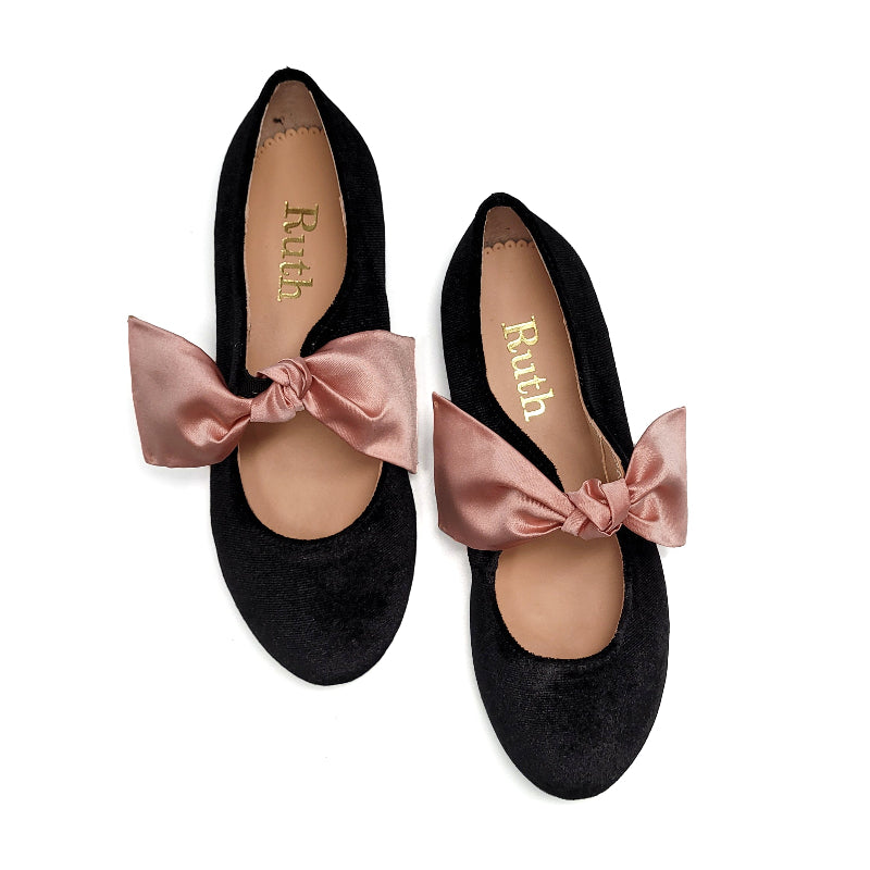 ruth-secret-black-velvet-pink-satin-bow-mary-jane-girls